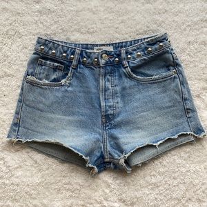 Zara Authentic Denim Cut Off Shorts by TRF - 04